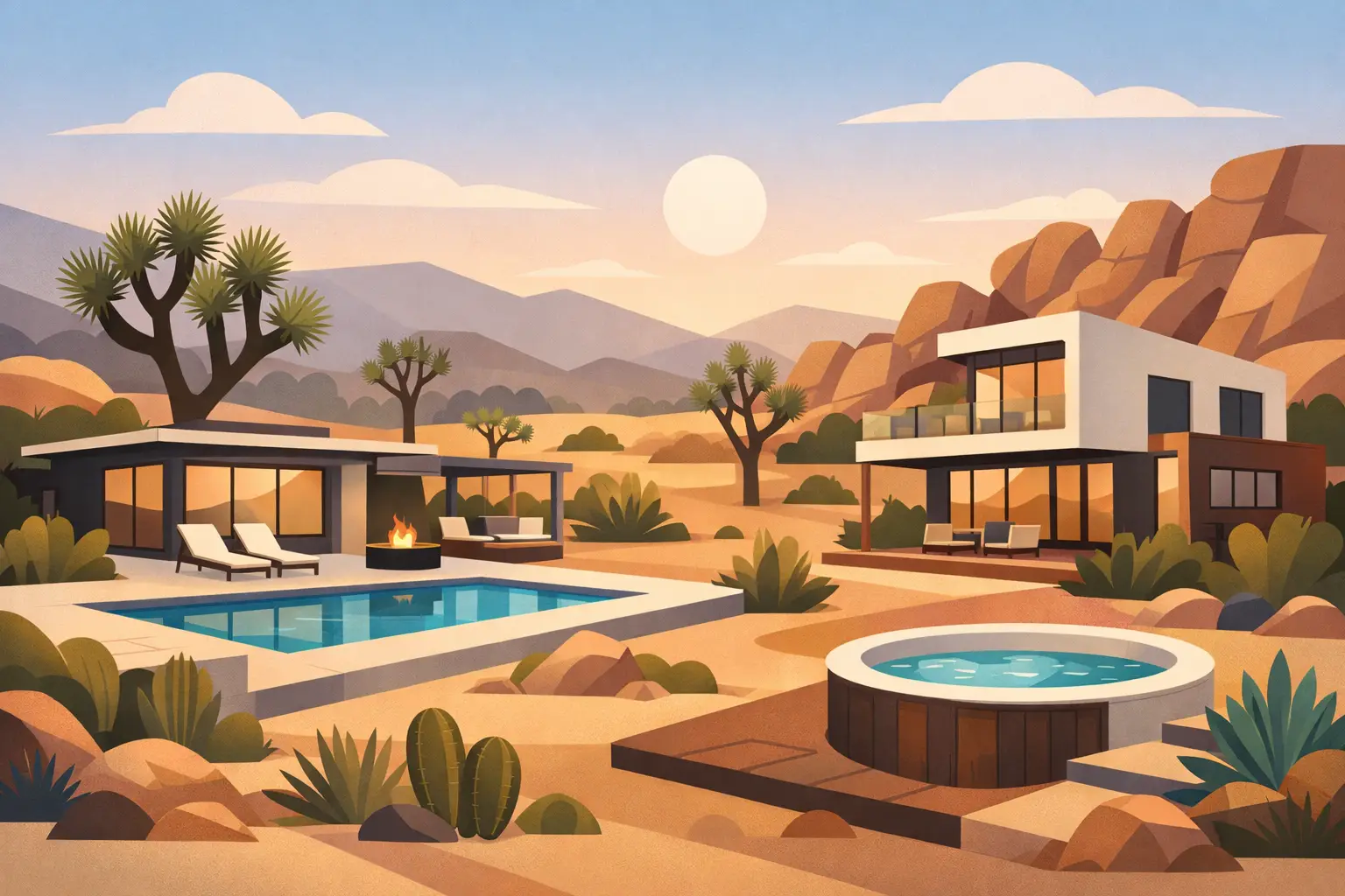 Designer Homes in Joshua Tree for Group Getaways