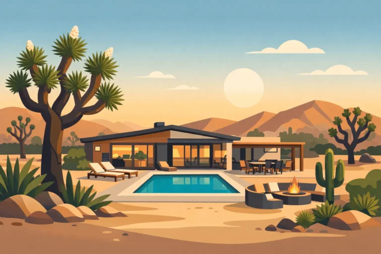 Joshua Tree Reunion House Rental for 16 Guests