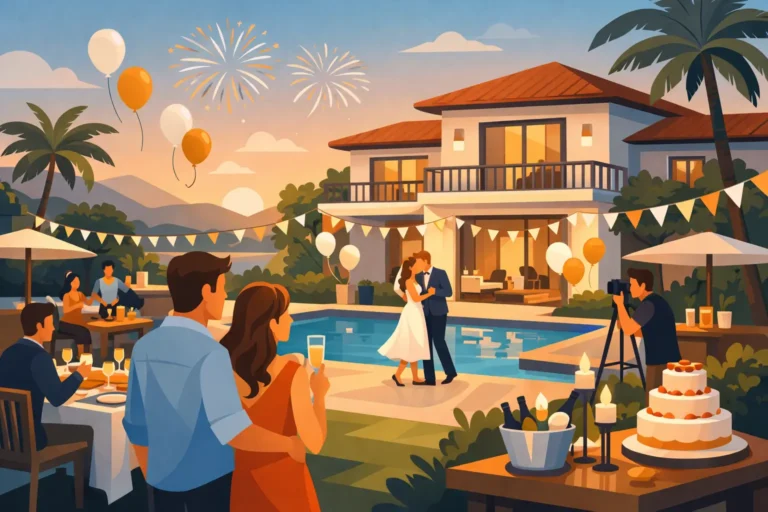 Can Villas Host Celebrations? Yes, With a Plan