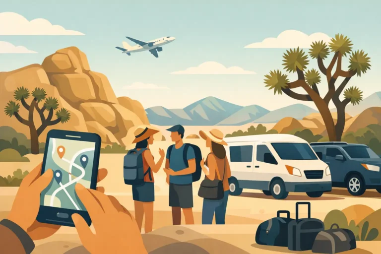 How to Coordinate Group Arrivals in Joshua Tree