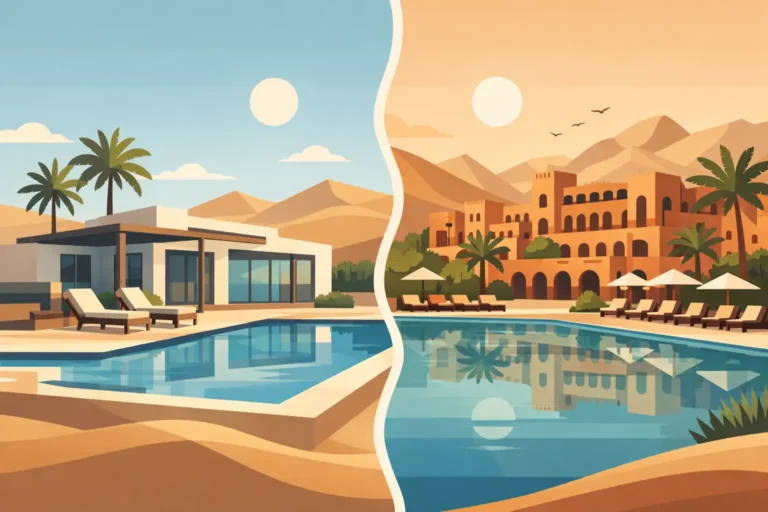 Villa Versus Resort: Which Desert Stay Fits?