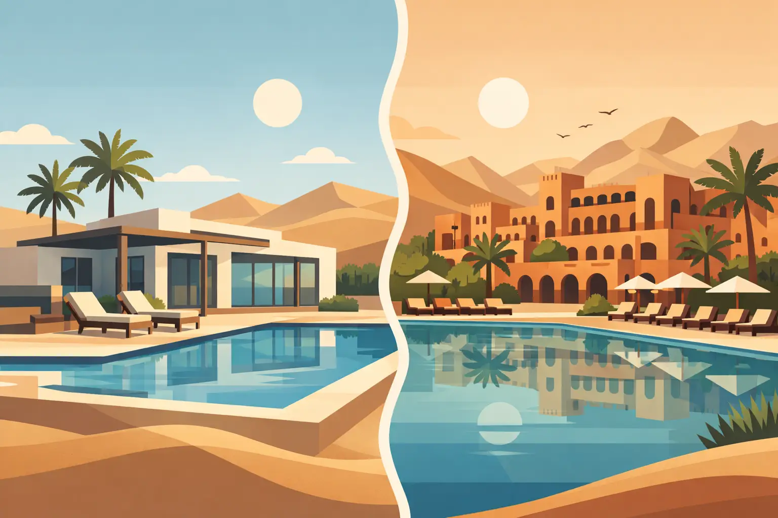 Villa Versus Resort: Which Desert Stay Fits?
