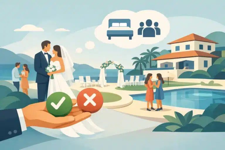 Do Villas Allow Wedding Guests? What to Ask